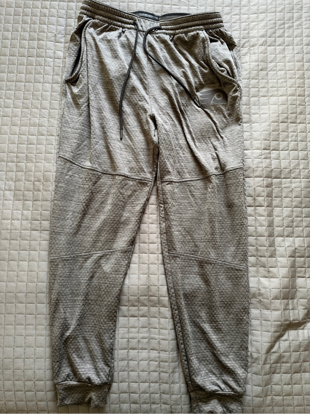Philadelphia Flyers Men’s Large Fanatics Authentic Pro Jogger Pants - Charcoal